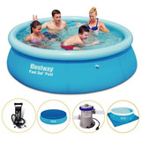 Piscina Inflável Bestway 2.300 Ls Filtro Capa Bomba Forro