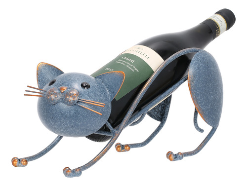 Comedor Decorativo De Metal Con Forma De Gato Para Vino De H