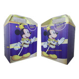 Principe Mickey Mouse Rey  Pq 10 Cajitas Dulceras Bolo Feliz