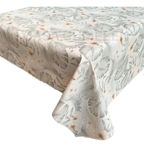 Mantel De Ecocuero Estampado Impermeable 1,40m X 1,40m