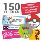 Etiquetas Escolares Personalizadas Colegio Stickers 150u.
