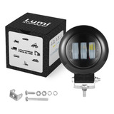 Par Refletor Holofote Luminaria Farol 30w 12v/24v Cor Da Carcaça Redondo Preto Cor Da Luz Branco-frio Lumi