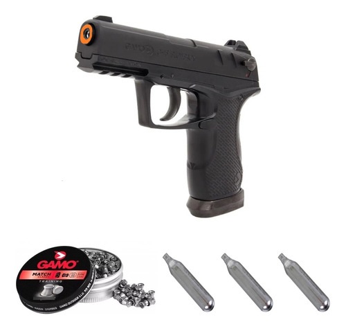 Kit Pistola Pressão Co2 Gamo C15 Blowback 4,5mm