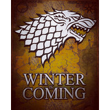 Cartel Cuadro Deco Winter Is Coming Game Of Thrones