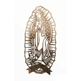 Virgen De Guadalupe 60cm Estrellas Celosía De Metal