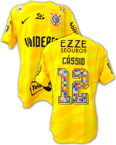 Camisa Oficial Corinthians 2024 Do Jogo Cássio 700 Jogos