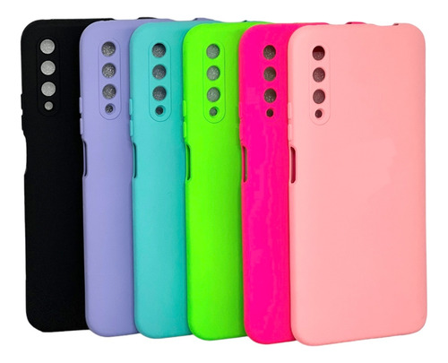 Funda Para Huawei Y9s Protector Silicon Liso Y9 S Case Color