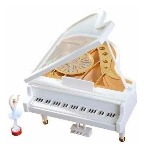 Caja De Música En Forma De Piano Con Bailarina