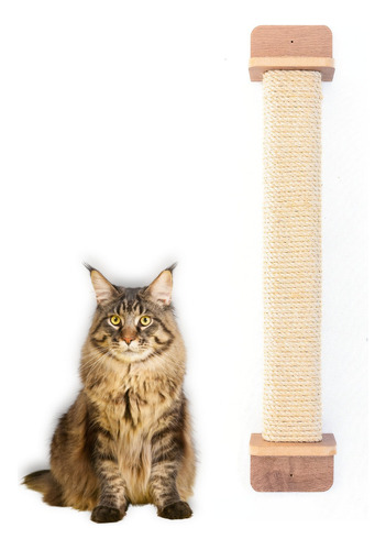 Arranhador Gato Parede Laminado 1,2m Sisal De 8mm E Carpete