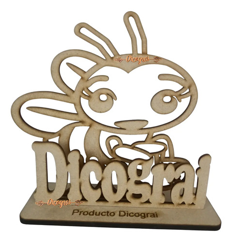 Centro De Mesa Nombre Personalizado 20pzas 30cm