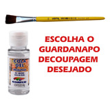 Guardanapo Papel Decoupagem C/20 + Cola Gel + Pincel 16 K-67