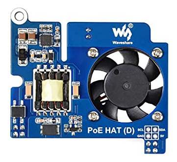 Adaptador Poe Para Raspberry Pi 3b+/4b, Cumple Con 802.3af,