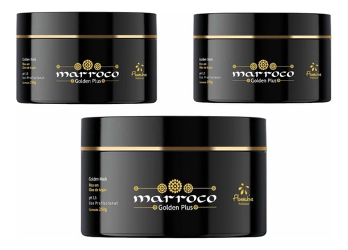 3 Pack Mascarillas Reconstructivas Cabello Dañados Marroco