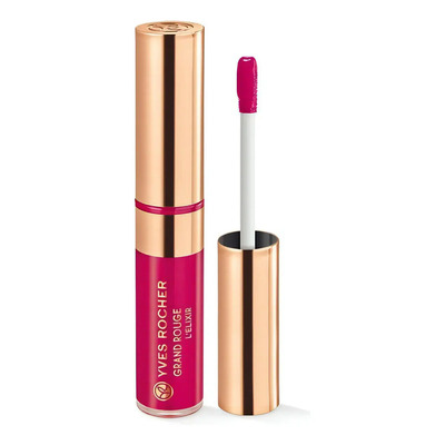 Labial Líquido Grand Rouge L'elixir Yves Rocher 12hrs Tono 107 Rosa Chispeante