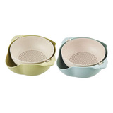 Taças De Escorredor De Cozinha/filtro 2 Em 1, Pacote Com 2 C