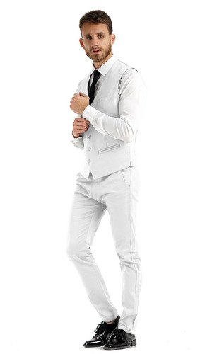 Chaleco De Vestir Hombre Blanco , Comprar Chaleco De Vestir Hombre