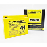 Bateria Motobatt 9ah 12v Mb7bb Honda Cbx200 Strada 1993/2003
