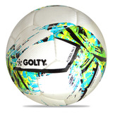 Balón Fútbol Golty Compet Cosido A Mano No.5-blanco/verde Color Blanco/verde
