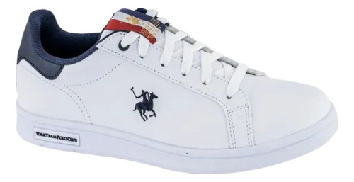 Tenis Polo Blanco Liso Dama Denim 3085 Original 