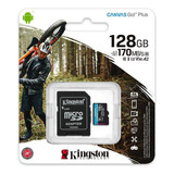 Cartao De Memoria Micro Sdxc 128gb U3 V30 A2 Canvas Go Plus