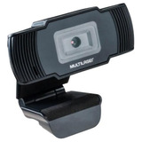 Webcam Multilaser Hd 720p Office Preto Barato