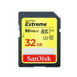 Tarjeta De Memoria Sandisk Extreme Sdhc Uhsi De 32 Gb, 90 Mb