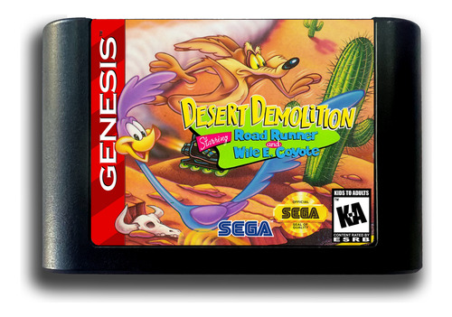 Cartucho De Megadrive Novo Desert Demolition