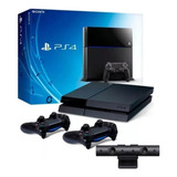 Playstation 4 + Câmera Playstation Sony + 2 Controles