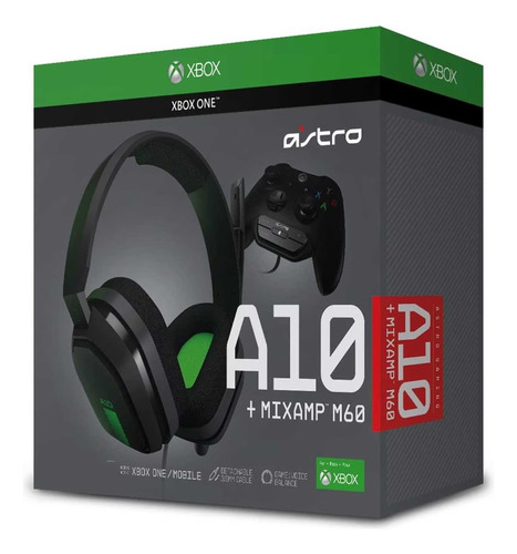 Audifonos Gamer Astro A10 + Mixamp M60 Xbox Series S Y One