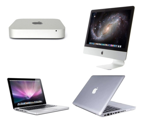 Apple: 2 Macbooks (2012/2011) + iMac (2015) + Macmini (2014)