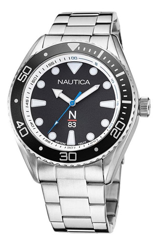 Nautica N83 Reloj De Pulsera De Acero Inoxidable Finn World 