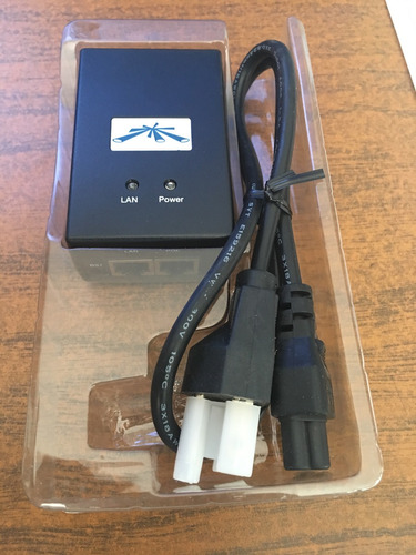 Poe Injector De 24 Volts Dc 1 Amp Para  Enlaces Ubiquiti