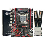 Mougol Kit Placa Madre Cpu X99 Intel Xeon E5 2640v4, 16 Gb D