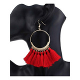 Bohemia Aretes Borlas De Hilo Moda Pendientes Gota Fiesta