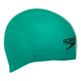 Gorra Casco Natación Speedo Fastskin Competición Color Verde Violeta 409 Diseño De La Tela Liso Tamaño M