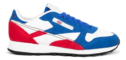 Zapatillas Reebok Classic Leather Blanco Azul