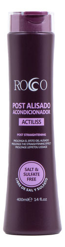 Rocco® Shampoo Post Alisado Sin Sal 400ml