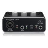 Behringer Um2 Interfaz Audio Externa Usb 2x2 Nueva! Placa