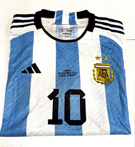 Camiseta Argentina Mundial Qatar 2022 Match Day Final Messi