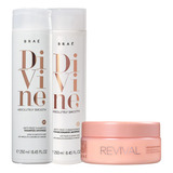 Braé Kit Divine Shampoo E Condicionador + Revival Máscara 