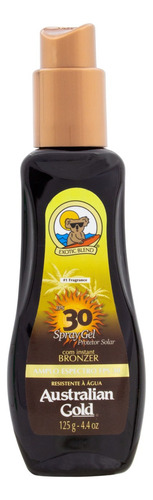 Protetor Solar Spray Gel Fps 30 Australian Gold Exotic Blend Frasco 125g