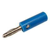 Conector Banana Con Tornillo Azul (50 Piezas)