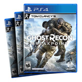 Combo Com 3 Tom Clancys Ghost Recon Breakpoint Ps4 Fisico