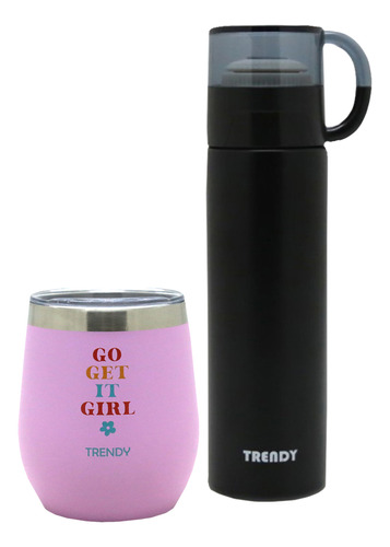 Combo Trendy Termo 500ml + Mate Matero Regalo