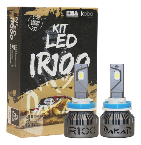 Kit Cree Led Iron H11 Irx  Kobo Dakar Chip Csp Canbus 