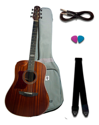 Violão Strinberg Sd301hcr Mgs Lh  Cabo + Correia Oferta