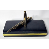 2 Original Plumas Sheaffer Chapa 14k Fuente Y Rollerball 70s