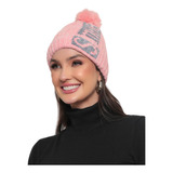 Touca Feminina De Inverno Gorro Toca De Frio Tendencia Smile