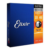 Paquete De Cuerdas P/guitarra Electrica 10/46, Elixir 12052