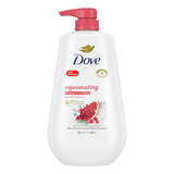 Dove Gel De Baño Suave Rejuvenecedor Durable Para Mujer 30oz